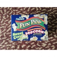 [Hộp 297g - Sweet] Bắp nổ (Bỏng ngô) vị Ngọt [USA] CROWN Premium Microwave Popcorn (tgc-hk)